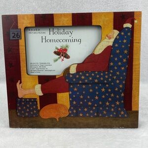 Warren Kimble Santa Holiday Christmas Photo Frame 10 x 8, for 4 x 6 photo New